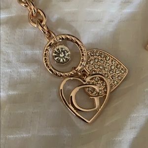 Guess choker necklace in Rose gold nwts